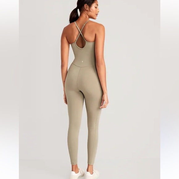 Old Navy Olive Jumpsuit - Picture 2 of 6